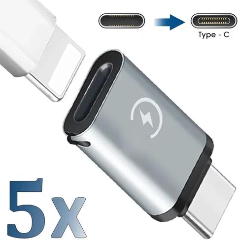 8Pin Female to Type C Male Converters for Efficient Data Transfer and Quick Charging for Travel and Aluminum Alloy Adapter in Saudi Arabia