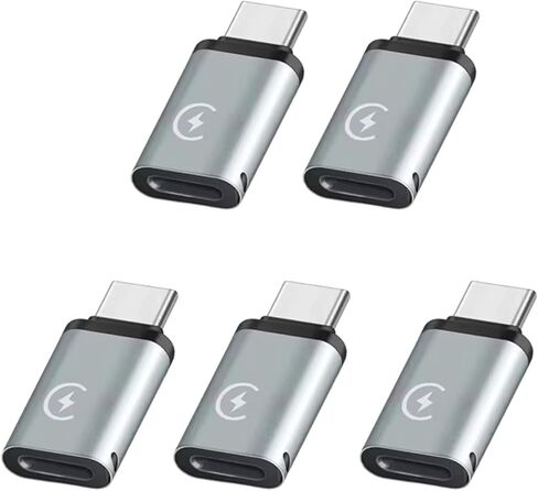 8Pin Female to Type C Male Converters for Efficient Data Transfer and Quick Charging for Travel and Aluminum Alloy Adapter in Saudi Arabia