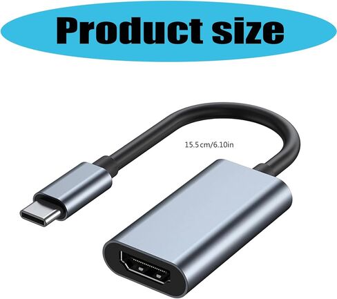 مقابس محول USB C ذكر إلى HDTV ووظيفة التشغيل لأجهزة الكمبيوتر المحمول وأجهزة ألعاب الكمبيوتر المحمول وصلة حماية متعددة الطبقات in Saudi Arabia