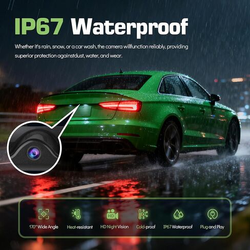 Backup Camera Rear View Parking Assist Camera 170° HD Night Vision for Chevy Silverado GMC Sierra 1500 2500 3500 HD Classic 1999-2006 Replace 15997911, 15228539, 15228541, 15228540, GM1915105 in Kuwait