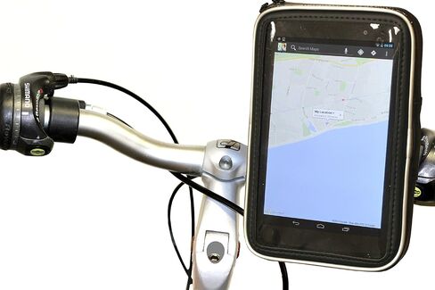 Navitech Cycle / Bike / Bicycle Waterproof Holder Mount And Case Compatible With The 7 Inch Tablet And eReaders Including: Kindle (4thgen) 6" / Touch 3G 6" / Touch 6" / 3 Wi-Fi 3G (now Kindle Keyboard 3G) 6" / Kindle 2 6" / Kindle 6" in Saudi Arabia