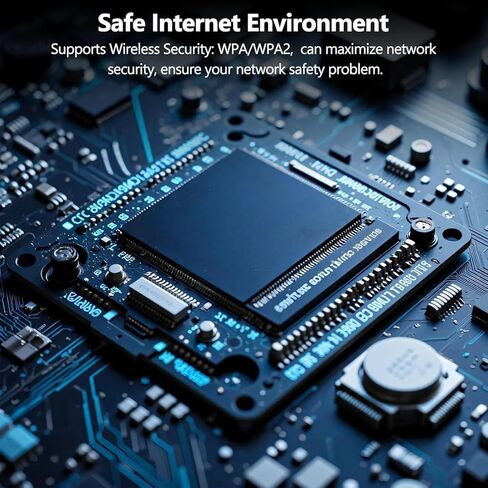 معزز ومكرر إشارة موسع نطاق WiFi - موسع لاسلكي ثنائي النطاق بسرعة 1200 ميجابت في الثانية مع منفذ إيثرنت، يغطي ما يصل إلى 1200 قدم مربع، إعداد سهل in Kuwait