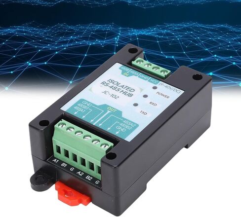 WALFRONT Isolated 485 Hub Data Transmit 485 Repeater for Industrial Network 300bps~115.2Kbps Wide Baud Rate Support 128 Devices in Parallel DC Input in Saudi Arabia