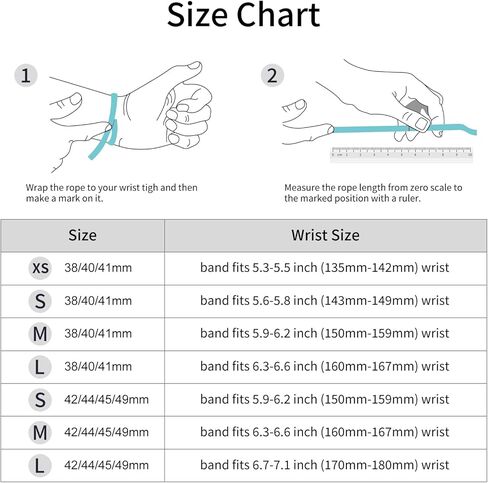 Silicone Braided Solo Loop Compatible with Apple Watch Band 38mm 40mm 41mm 42mm 44mm 45mm 46mm 49mm, Stretchy Elastic Sport Strap Compatible for iWatch Series 10/9/8/7/6/5/4/3/2/1/SE/Ultra/Ultra 2 in Saudi Arabia