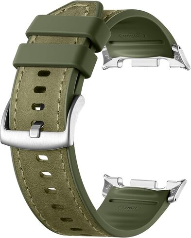 Dirrelo أحزمة ساعة من الجلد الطبيعي متوافقة مع ساعة Galaxy Watch 8/9 Band 40mm 44mm/Watch 8/9 Classic Band 46mm، سوار معصم بديل ناعم من الجلد لساعة Samsung Watch 8/9 للرجال والنساء في المكتب والترفيه in Kuwait