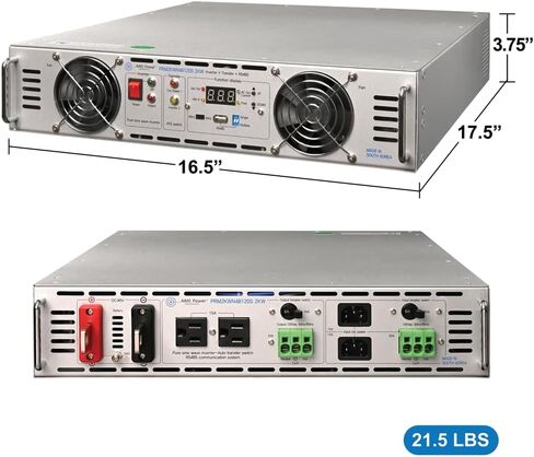 2000 Watt Negative 48 Volt Rack Mount Inverter to 120 Volt AC – 2U (-48V) in Saudi Arabia