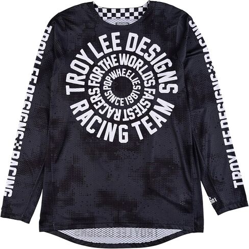 Troy Lee Designs 2023 GP Pro Air Jersey - Manic Monday (كبير) (أسود) in Kuwait