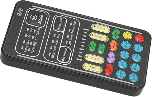 Focket Portable Voice Changer, 10 Electronic Sounds 8 Live Sounds Real Time Modulator with Noise Reduction Memory Function for PC in Kuwait