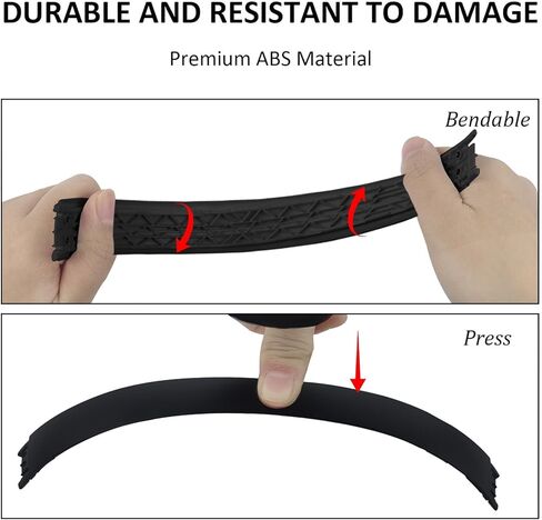 Solo4 Headband Replacement Parts Compatible with Beats Solo 4 Headphones, Solo4 Replacement Headband Accessories Parts Repair Kit (Matte Black) in Kuwait