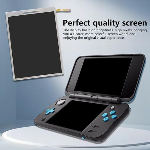 بديل مطور من Xspeedonline لشاشة LCD السفلية، متوافق مع جهاز Nintendo 2DS XL الجديد in Saudi Arabia