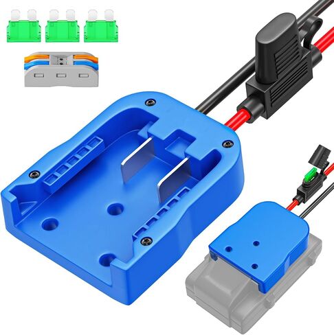 محول عجلة الطاقة لبطارية Kobalt 24V Max مع أطراف الصمامات والأسلاك، موصل الطاقة لسيارة Rc، روبوتات قياس 14، شاحنة Rc، استخدام DIY، يعمل لبطارية KB624-03 KB524-03 KB424-03 KB224-03 in Kuwait