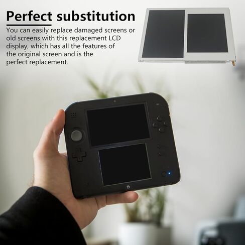 Xspeedonline Upgraded Replacement for Nintendo 2DS LCD Screen Display Top + Bottom + Touch Digitizer in Saudi Arabia