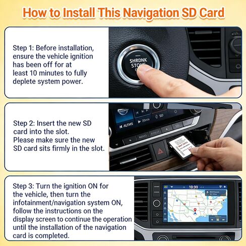 بطاقة الملاحة SD متوافقة مع 2016-2020 Altim Rogu Sentr Xterr Tita Frontie NV200 NV1500 NV2500 NV3500، الخرائط متضمنة USA CAN، أجزاء ملحقات بطاقة خريطة GPS 25920-9HT0C in Kuwait