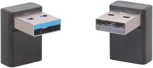 Set of 2pcs Male to Female Charging Adapter Aluminum USB3.0 to Type C Connectors in Saudi Arabia