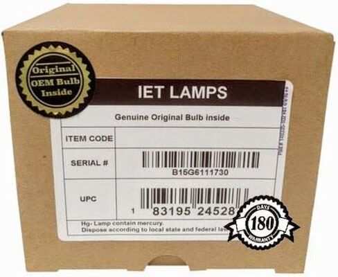 مصباح بديل أصلي من شركة IET Lamps لجهاز عرض Hitachi DT01461 (الطاقة من Philips) in Kuwait