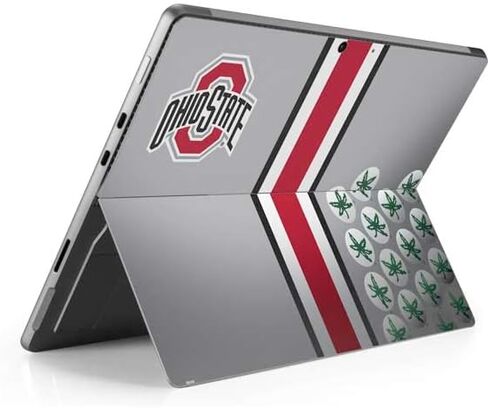 غلاف جهاز لوحي من Skinit متوافق مع Surface Pro 9 - تصميم Buckeyes من جامعة ولاية أوهايو مرخص رسميًا in Kuwait