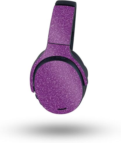 جلد لامع لامع من MightySkins متوافق مع Skullcandy Crusher ANC 2 - أرجواني صلب | لمسة نهائية لامعة واقية ومتينة شديدة اللمعان | سهل التطبيق in Kuwait