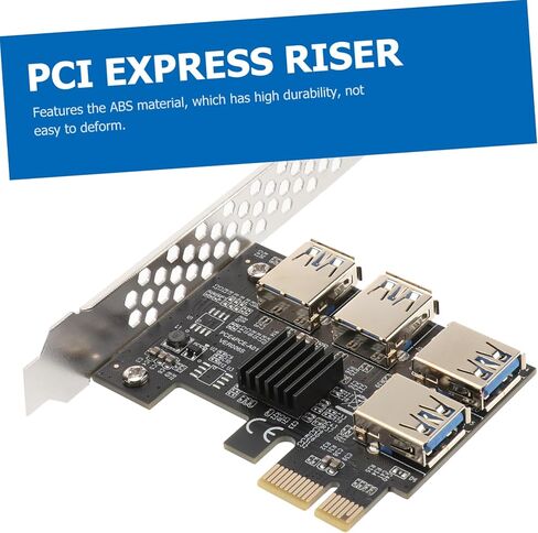 NUOBESTY Pci E to Port USB Extender Adapter Card with Pin Connectors High Performance Pci E USB Hub for Computer Accessories Stable Easy to Install Expansion in Saudi Arabia