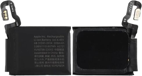 بطارية بديلة قابلة لإعادة الشحن 0 دورة HE342 A2721 متوافقة مع Apple Watch SE 40mm A2721 2022 GPS بطارية ليثيوم أيون 209 مللي أمبير في الساعة مع أدوات in Saudi Arabia