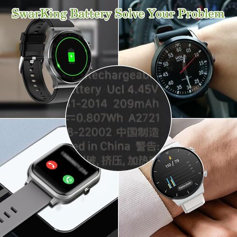 بطارية بديلة قابلة لإعادة الشحن 0 دورة HE342 A2721 متوافقة مع Apple Watch SE 40mm A2721 2022 GPS بطارية ليثيوم أيون 209 مللي أمبير في الساعة مع أدوات in Saudi Arabia