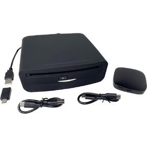 (AIE) VN-CDUSB-CP - مشغل أقراص مضغوطة USB للسيارة مع محول CarPlay اللاسلكي "الذكي" للاستخدام في المركبات المزودة براديو يدعم CarPlay ومنفذ إدخال USB. يوفر سهولة التوصيل والتركيب والتشغيل. in Kuwait