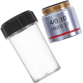 Zerodeko 201a Microscope Objective Lens Magnification Corrected Oil Lens for Imaging Easy to Install Compatible Microscopes for Detailed Observations Research in Saudi Arabia