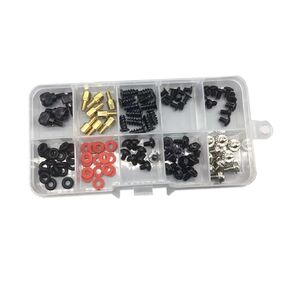 VALICLUD 114pcs Computer Case Screw Set with Knurled Thumbscrews, Copper Pillars, and Metal Washers for PC DIY Assembly and Electronic Device Repair in Kuwait