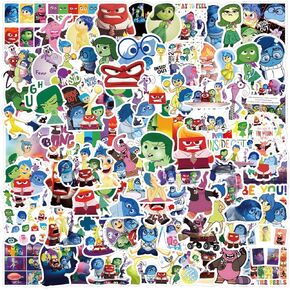 120pcs Inside Out Sticker for Teens Adults Water Bottles, Waterproof Vinyl Sticker for Water Bottle Laptop Phone (Pink) in Kuwait