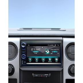 ترقية راديو السيارة اللاسلكي Apple CarPlay & Android Auto لسيارة Ford F150 2004-2008، Ford F250 2008-2016، Fusion 2005-2007، Focus 2005-2007، 7 بوصة، 8 كور، ملاحة GPS، يدعم Netflix/YouTube in Kuwait