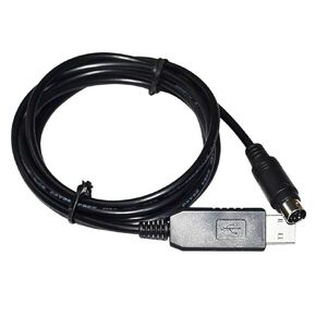 PL2303GT/ FT232RL to MINI DIN 6PIN MD6 RS232 PLC Programming Communication Cable(3metres,PL2303GT Chip) in Saudi Arabia