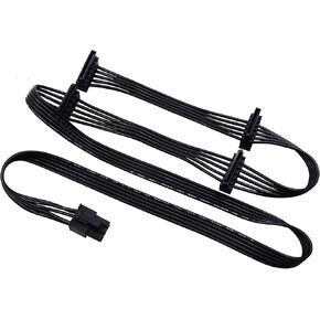 PCIe 6Pin 1 to 4 SATA Power Cable for Seasonic Focus Plus Gold 850 650 550 in Saudi Arabia
