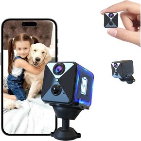 Security Camera Wireless Indoor，Long Battery Life, Motion Detection,Remote Viewing,Wireless Camera for Pet/Baby/Nanny Surveillance in Kuwait