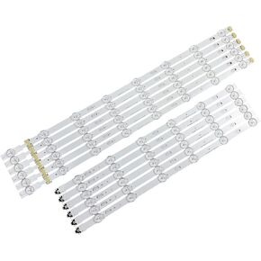 PANMILED 12 Pieces LED Backlight Strips for Samsung 55'' TV UN55JU6500FXZA UN55JU6700FXZA UN55JU7100FXZA UN55JU7500FXZA UN55KU6290FXZA UN55KU6300FXZA UN55KU6270FXZA V5DU-550DCA-R1 V5DU-550DCB-R1 in Saudi Arabia