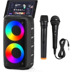 مكبر صوت بلوتوث Cinolink Shower، مكبر صوت محمول مقاوم للماء IPX6 مع أضواء صوت عالية الدقة RGB للمنزل والشواطئ ومكبرات صوت لاسلكية محمولة في الهواء الطلق in Kuwait