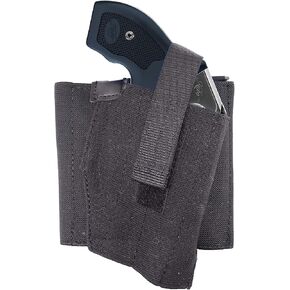 DeSantis Apache Ankle Rig - حافظة كاحل مخفية، حافظة كاحل مرنة، حافظة مسدس مخفية للمسدس، متوافقة مع معظم المسدسات الصغيرة - رسم اليد اليمنى، أسود in Kuwait