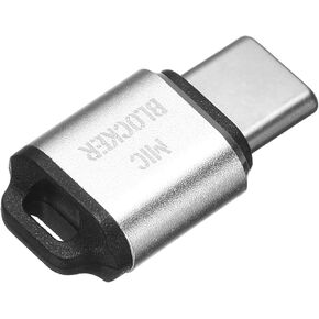 مانع الميكروفون، حاجز صوت USB من النوع C، واقي خصوصية الصوت لأجهزة الكمبيوتر المحمولة/الهواتف الذكية/الأجهزة اللوحية/أجهزة الكمبيوتر، رمادي داكن in Kuwait