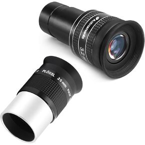 Astromania 1.25" 20mm Super Plossl Telescope Eyepiece - Bundle with - 58 Degree Telescope Eyepiece 3.2mm in Saudi Arabia
