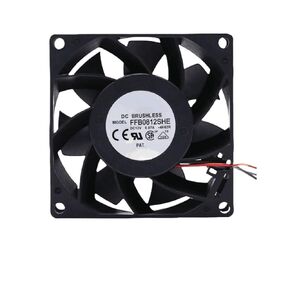 FFB0812SHE 12V 0.87A 8 سم 80 مم 2 أسلاك 8038 محمل كروي مزدوج مروحة تبريد عنف 80 * 80 * 38 مم in Saudi Arabia