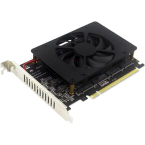 عالية الأداء PCIE X16 NVME M.2 MKEY SSD RAID صفيف محول بطاقة الفاصل توسيع بطاقة التحكم in Saudi Arabia