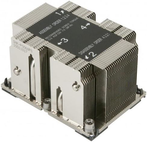 Supermicro SNK-P0068PS 2U مقبس المشتت الحراري السلبي لوحدة المعالجة المركزية LGA3647-0 in Saudi Arabia