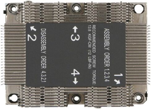Supermicro SNK-P0068PS 2U مقبس المشتت الحراري السلبي لوحدة المعالجة المركزية LGA3647-0 in Saudi Arabia