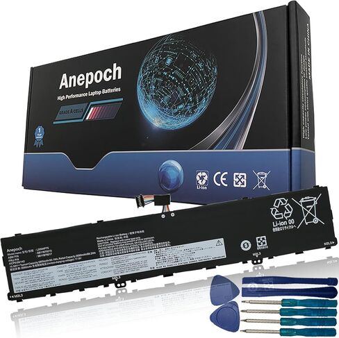L20M4P75 Laptop Battery Replacement for Lenovo ThinkPad P1 ThinkPad X1 Extreme 4th 5th Gen Series L20D4P75 SB11B79216 5B11B79218 SB11B79215 5B11B79217 90.1Wh 5805mAh 15.52V in Saudi Arabia