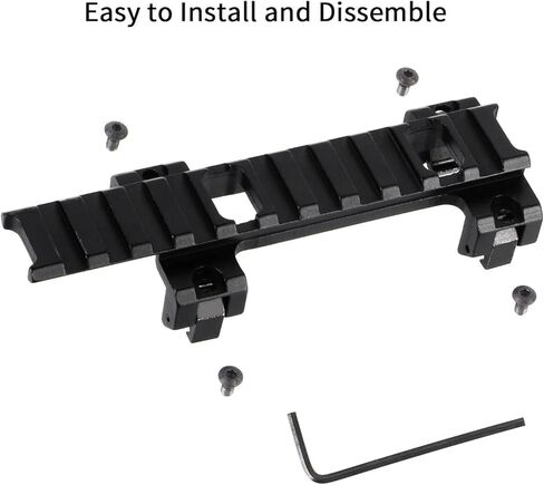 20mm Picatinny Rail Mount Adapter, Claw Scope Mount Base, 0.79" Rail with Allen Wrench for Outdoor Sports in Saudi Arabia