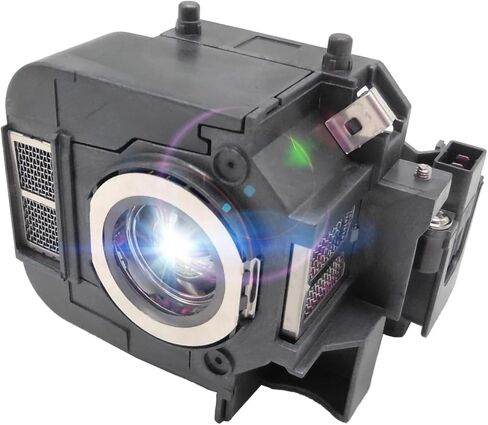 A+ جودة Elplp50 / V13H010L50 لمبة مصباح بروجيكتور بديلة مع غطاء متوافق مع Epson EB-824 EB-824H EB-825 EB-825H EB-826W EB-826WH EB-826WV EB-84 EB-84e EB-84EDU EB-84H EB-84he in Kuwait