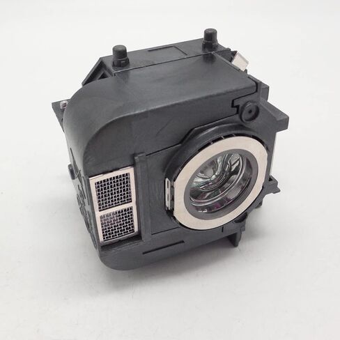 A+ جودة Elplp50 / V13H010L50 لمبة مصباح بروجيكتور بديلة مع غطاء متوافق مع Epson EB-824 EB-824H EB-825 EB-825H EB-826W EB-826WH EB-826WV EB-84 EB-84e EB-84EDU EB-84H EB-84he in Kuwait