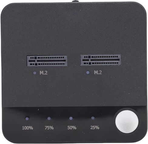 Vikye NVMe SSD Cloner, 20Gbps M.2 Duplicator Dual SSD Enclosure, Serial ATA to NVMe Cloner Dock Support Offline Cloning UASP and Trim in Saudi Arabia