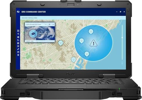 كمبيوتر محمول Dell Pro Rugged 14، شاشة LCD تعمل باللمس 14 بوصة 1920x1080، Intel Core Ultra 7 165U حتى 4.9 جيجا هرتز، 16 جيجا DDR5، 1 تيرابايت SSD، لوحة مفاتيح بإضاءة خلفية، كاميرا HD RGB، Windows 11 Pro (متجدد) in Kuwait