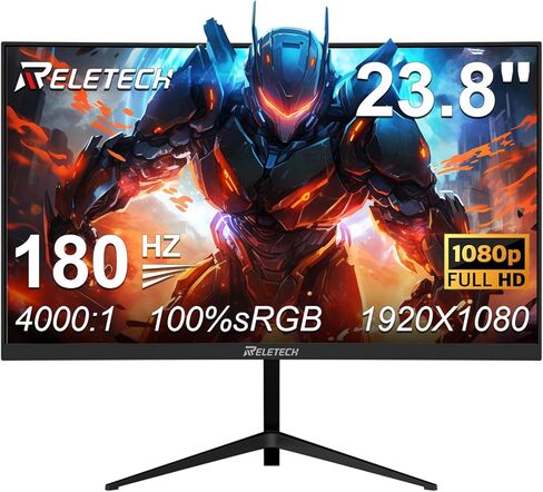 34inch 4K Curved Monitor, WQHD (3440x1440) 165Hz 1500R Ultrawide Gaming Computer Monitor, Support Freesync,1ms Support 1 Audio Out, 2 HDMI & 2 DP, VESA Mount/Tilt Adjustable- (G34WQ) in Saudi Arabia