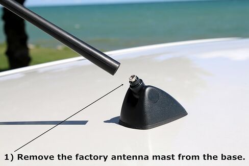 AntennaMastsRus - Functional White Shark Fin Antenna is Compatible with Ford Fusion (2006-2020) in Saudi Arabia