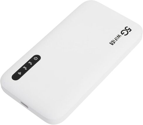 راوتر هوت سبوت متنقل 5G Wi Fi 6، جهاز واي فاي محمول بنطاق 2.4/5.8 جيجا هرتز، مودم 5G مع فتحة لبطاقات SIM، ما يصل إلى 16 جهازًا، مياه IP67، للهاتف اللوحي in Kuwait
